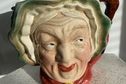 Antique China Toby jug Cheese Closch Cottage Biscuit Barrel Jugs