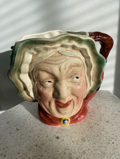 Antique China Toby jug Cheese Closch Cottage Biscuit Barrel Jugs