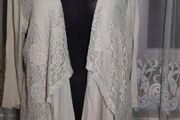 Beige lace cover up size UK14 EU42 Postage included