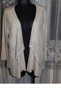 Beige lace cover up size UK14 EU42 Postage included