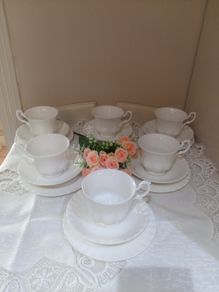 Vintage Royal Albert 'Reverie' 18 piece Tea Set, Bone China