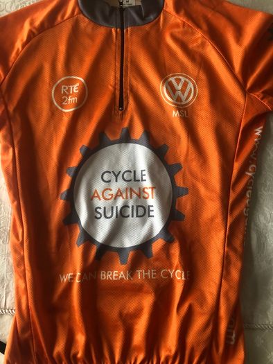 Orange Cycling top