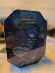 Pokemon Kyogre Ex Tin looking for trade for a etb