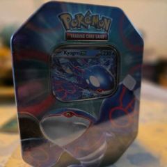 Pokemon Kyogre Ex Tin looking for trade for a etb