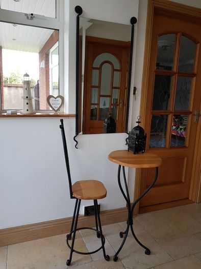John Forkin- Wishing chair, table and mirror