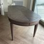 Monroe dark oak extendable dining table Image 9