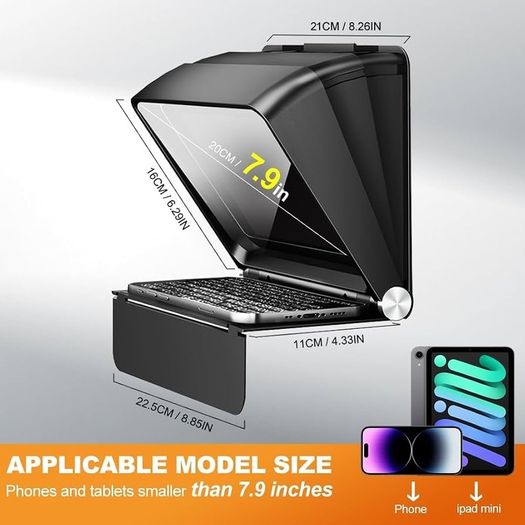 Foldable Teleprompter for Smartphone