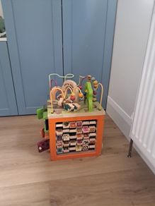 zany zoo activity cube