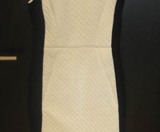Coast ladies dress cream an black ocassion/party dress size 8