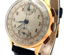 Reduced to go Today!!!18 Carats Gold Swiss Movement Chronograph Gents Watch