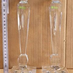 Crystal candle holders