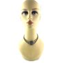 Antique Biedermeier 800 Silver Choker Necklace Image 4