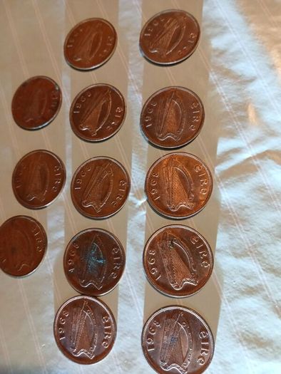 old irish pennies