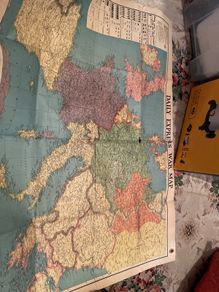 Daily Express WAR MAP OF EUROPE. Daily Express Publications. fold out colour map. wear to edges and  Daily Express WAR MAP OF EUROPE. Daily Express Publications. fold out colour map. wear to edges and torn on folds.