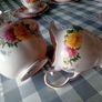 Very Rare Tuscan Fine Bone China  "September Song" Pink Tea Set Image 6