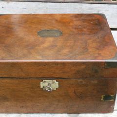 Antique Wooden Writing Box 19th century