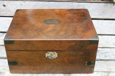Antique Wooden Writing Box 19th century
