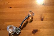 Hook with nice metalwork and acrylic crystals