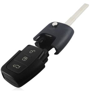 Uncut Replacement Blank Car Shell Key Fob 3Button for Ford Focus Fiesta C Max Ka