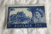 Old Queen Elizabeth II stamp