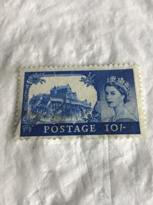 Old Queen Elizabeth II stamp