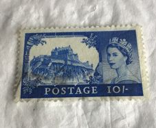 Old Queen Elizabeth II stamp