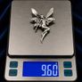 Vintage 1989 Sterling Silver Fairy Brooch, Full Birmingham Hallmarks Image 10