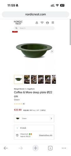 Pasta Deep Plates 22cm (Set of 2)