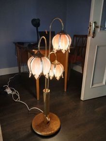 Vintage Lotus Lamp