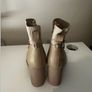 River island heeled boot with side zip Image 3