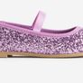 Brand New H&M Purple/Encanto Glittery Ballet Pumps UK12/EU30 Image 3