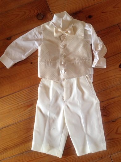 Cream Dress Suit Age 12 months