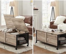 New Industrial Greige Coffee Table - FREE P&P
