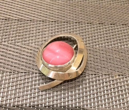 Vintage Silver Brooch 925