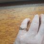9 Carat Gold Diamond Vintage Ring Image 3