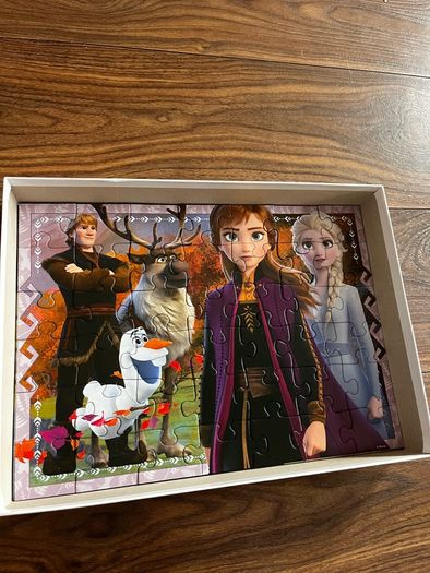 Frozen puzzles x 4 age 4+ 42 pieces each