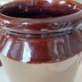 Vintage Pearson's of Chesterfield Glazed Large Salt Crock , Home decor , Utensils Holder Image 2