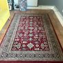 Large Vivaldi Red Traditional Rug (160x230cm) - Made in Belgium / Clerys Image 2