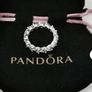 Pandora Halo Hearts Eternity Ring New Size 56 Image 2