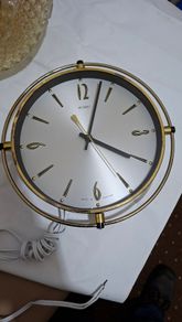 8 Inch Vintage Metamec Electric Wall Clock Made in England