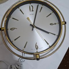 8 Inch Vintage Metamec Electric Wall Clock Made in England
