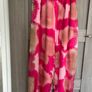 Pink patterned wide-leg trousers (12-14) Image 2