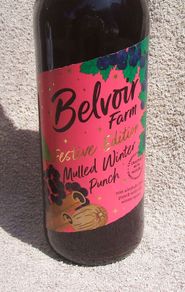Belvoir Farm Mulled Winter Punch alcohol free (75cl). Bottled 2021. SEALED & UNOPENED.