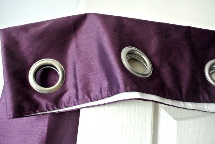 Nice 2 ringed curtains (purple)
