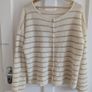 Sezane LA maille Cardigan cream and gold Image 2