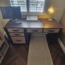 Home Office Desk with 5 Drawers Image 4