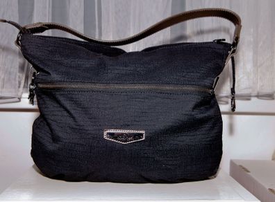 Kipling Black Shoulder Bag with Kipling Monkey