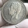 Spain 5 Pesetas 1871 (71) Silver 90%King Amadeo I Image 3