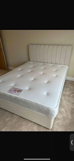 Brand New Stylish single Divan Beds.. Multiple Options Of Headboards. Tufted Memory Foam Mattresses Available. Drawers Storage Available