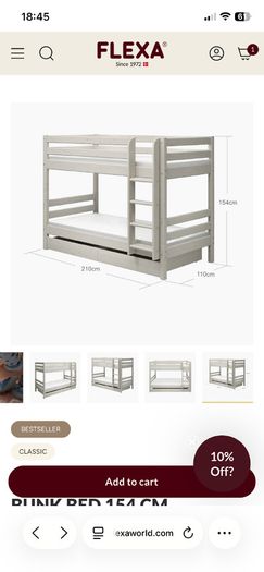 Flexa Bunk beds with storage